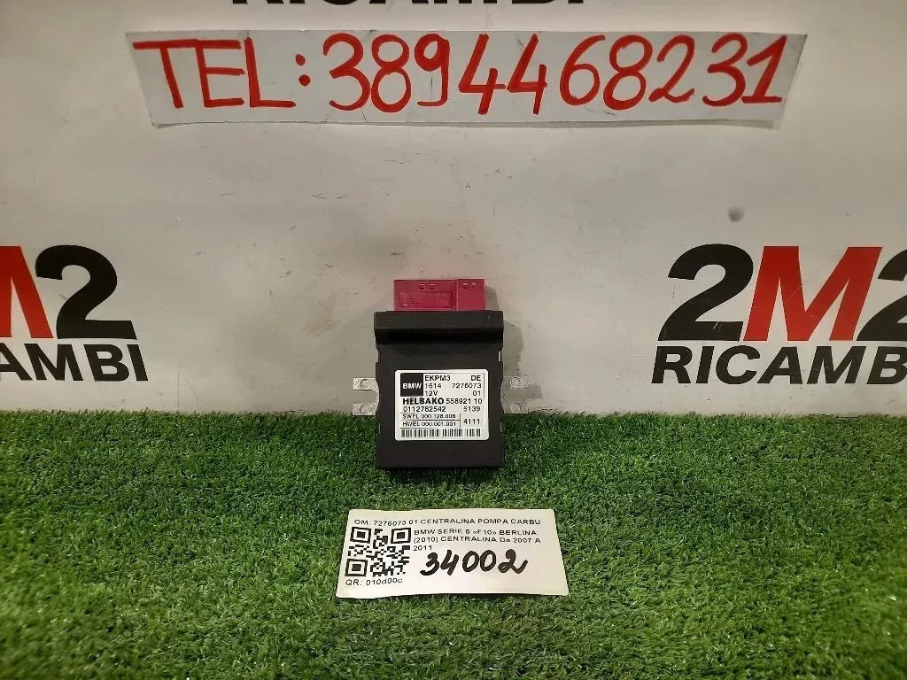 Centralina 7276073 01 CENTRALINA POMPA CARBURANTE Bmw Serie 5 F10 Berlina 2010