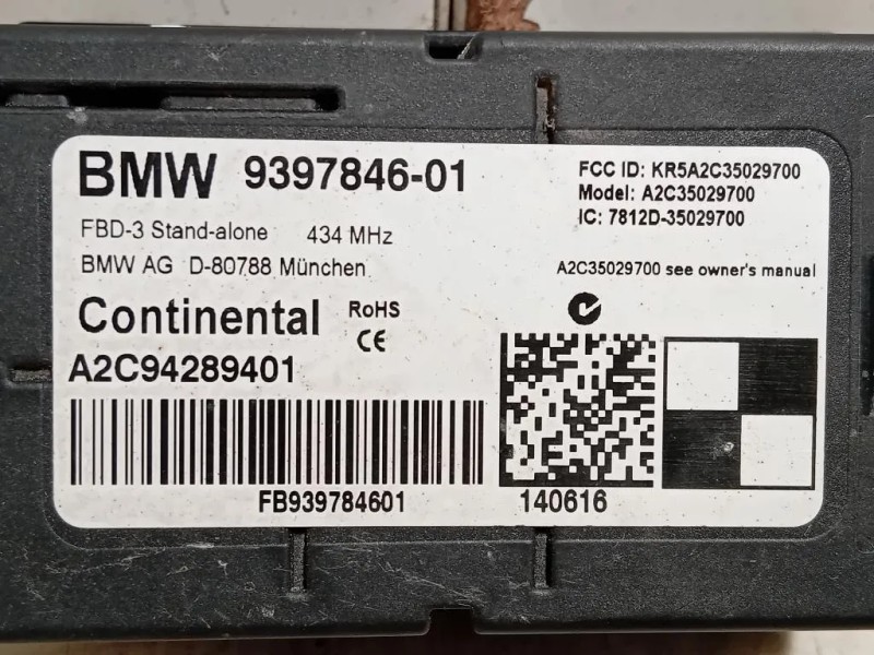 Centralina 9397846-01 Bmw X1 F48 2015