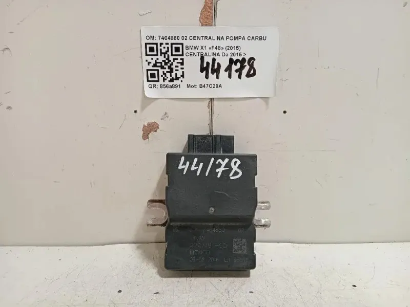 Centralina 7404880 02 CENTRALINA POMPA CARBURANTE Bmw X1 F48 2015