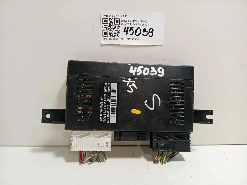 Centralina 6135-6 914 655 Bmw X5 E53 2000
