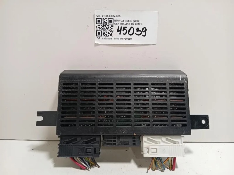 Centralina 6135-6 914 655 Bmw X5 E53 2000