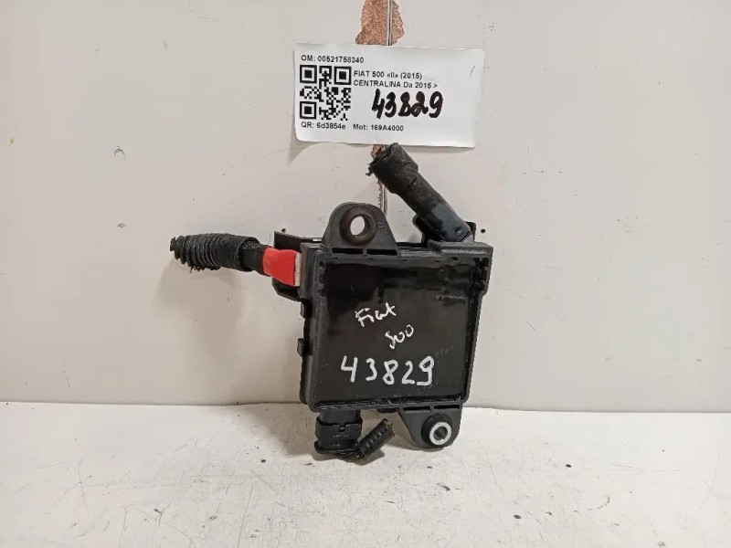 Centralina 00521758340 Fiat 500 II 2015