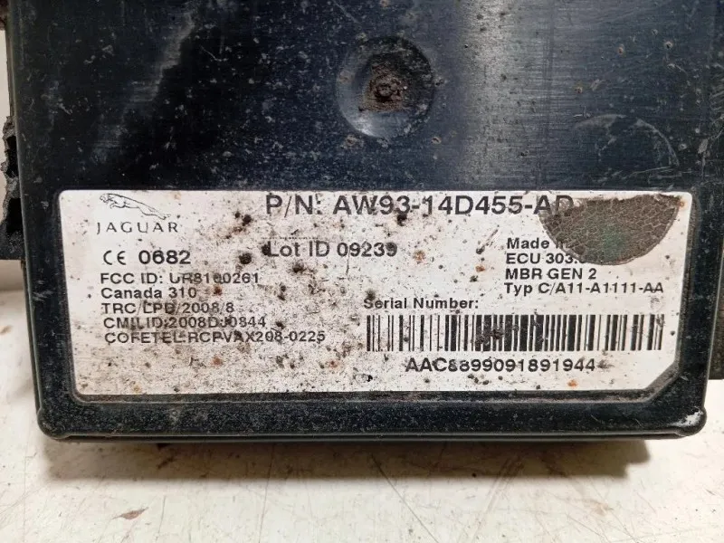 Centralina AW93-14D455-AD Jaguar XJ6 III 2003
