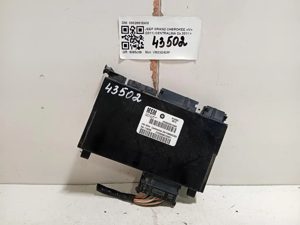 Centralina 05026615AM COMANDO SEDILE Jeep Grand Cherokee IV 2011