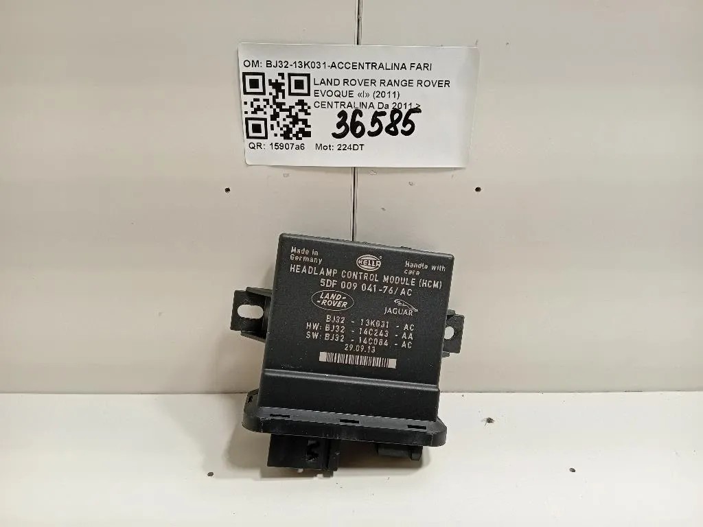 Centralina BJ32-13K031-ACCENTRALINA FARI Land Rover Range Rover Evoque I 2011
