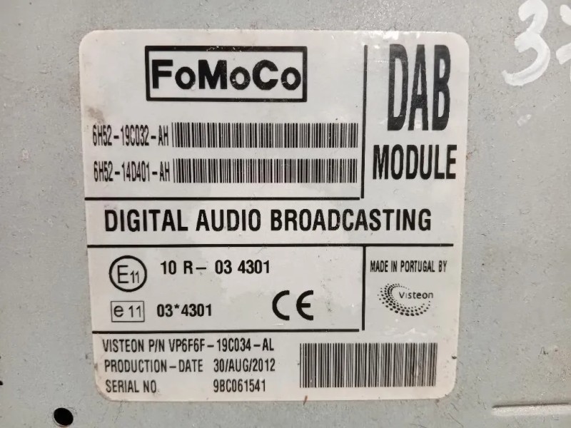 Centralina 6H52-19C032-AH Land Rover Range Rover Evoque I 2011