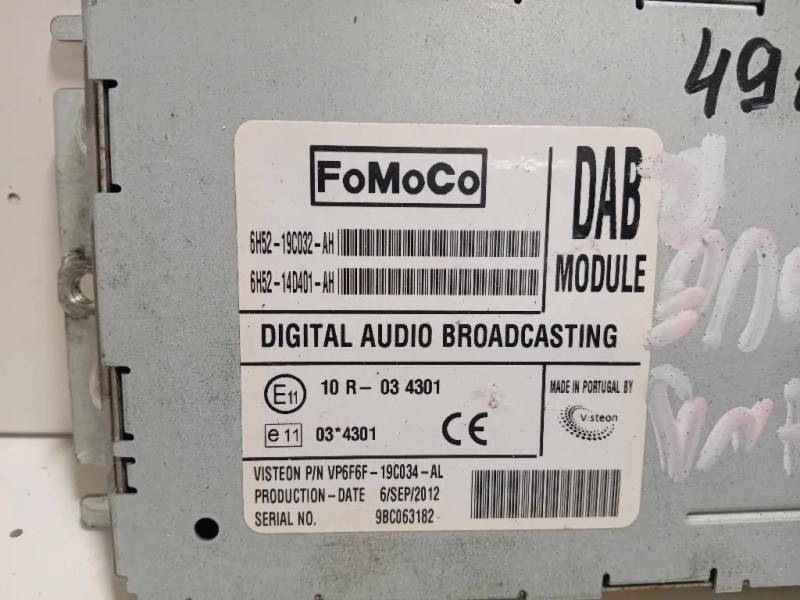 Centralina 6H52-19C032-AH Land Rover Range Rover Evoque I 2011