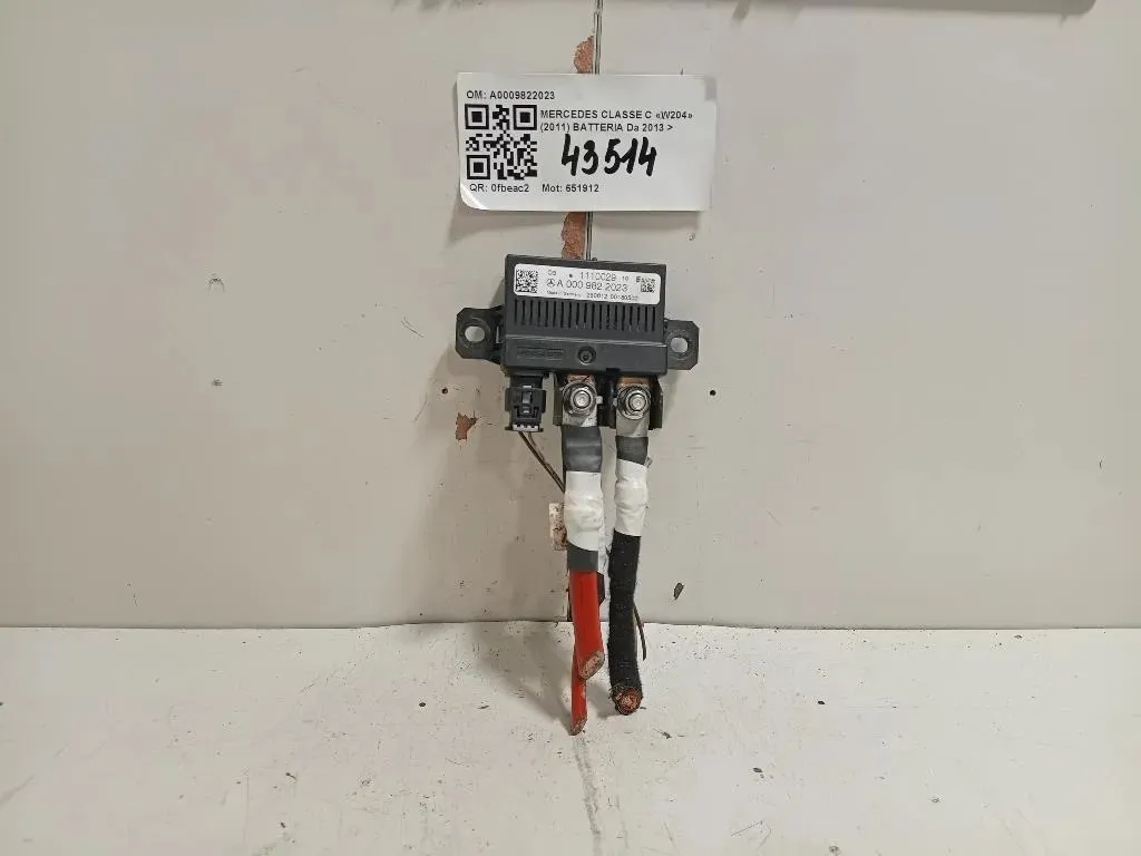 Centralina A0009822023 MODULO BATTERIA RELE Mercedes Classe C W204 2011