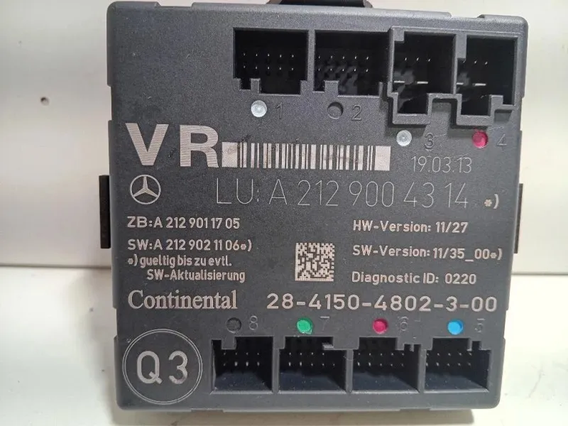 Centralina A 212 901 1705 Mercedes Classe C W204 2011