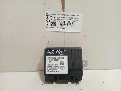 Centralina A0009002414 CENTRALINA POMPA CARBURANTE Mercedes Classe C W205 2014