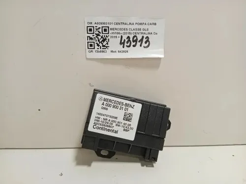 Centralina A009003101 CENTRALINA POMPA CARBURANTE Mercedes Classe GLE W166 2015