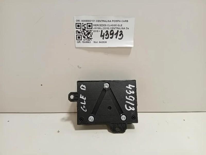 Centralina A009003101 CENTRALINA POMPA CARBURANTE Mercedes Classe GLE W166 2015