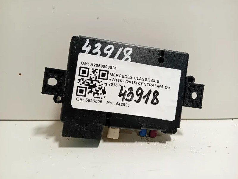 Centralina A2059000524 Mercedes Classe GLE W166 2015