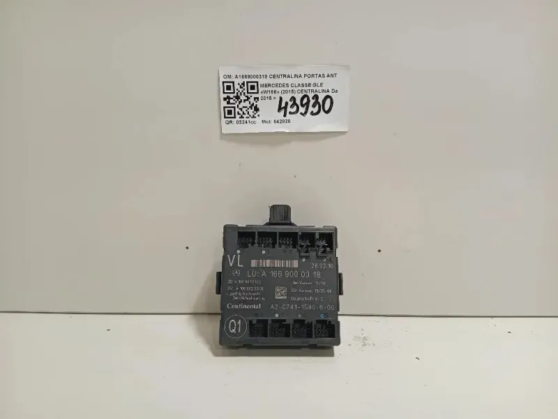 Centralina A1669000318 CENTRALINA PORTAS ANTSX Mercedes Classe GLE W166 2015