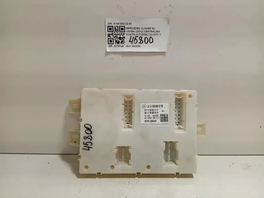 Centralina A1669003208 Mercedes Classe ML W166 2012