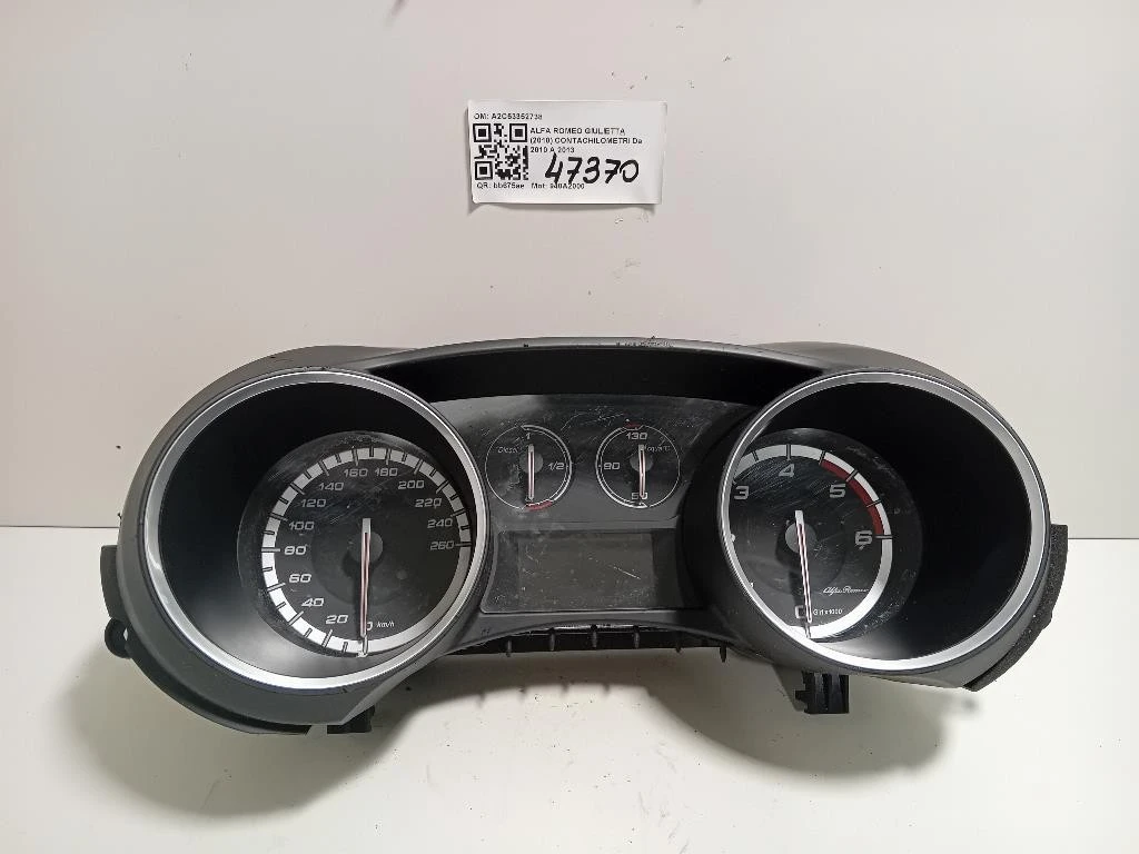 Contachilometri A2C53352738 Alfa Romeo Giulietta 2010