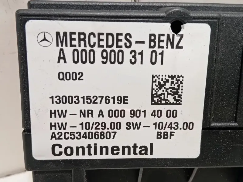 Centralina A0009003101 CENTRALINA POMPA CARBURANTE Mercedes Classe ML W166 2012