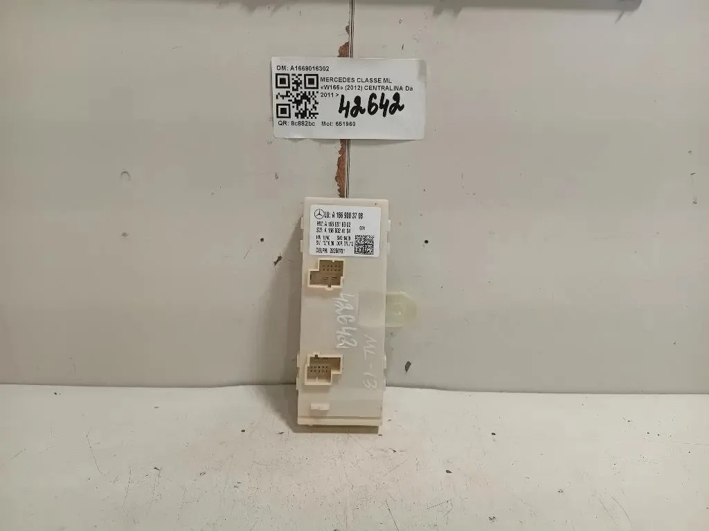 Centralina A1669016302 Mercedes Classe ML W166 2012