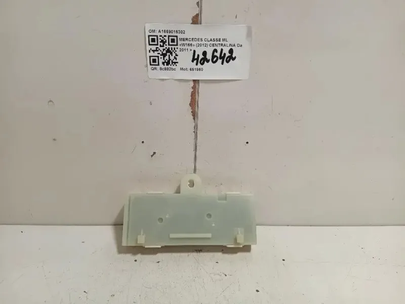 Centralina A1669016302 Mercedes Classe ML W166 2012