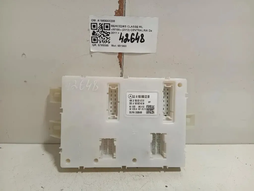 Centralina A1669003208 Mercedes Classe ML W166 2012