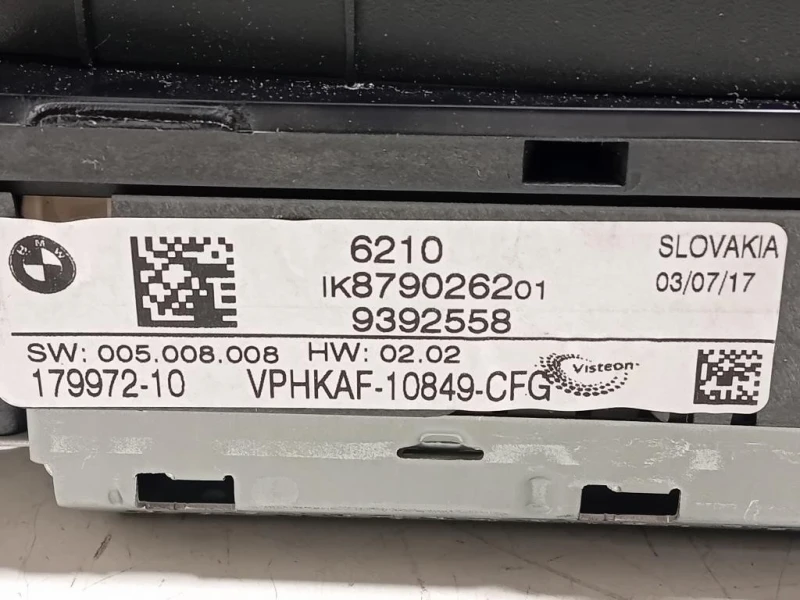 Contachilometri 62108790262 Bmw Serie 5 G30 Berlina 2016