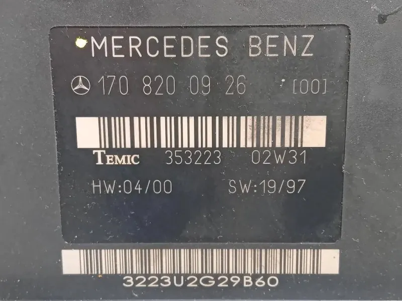 Centralina 170 820 09 26 Mercedes Classe SLK R170 1997