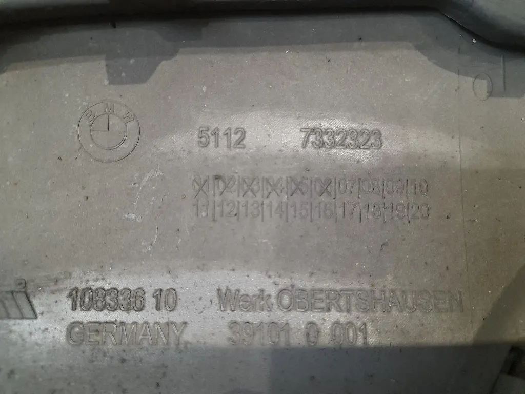 Paraurti SUP POST NUDO 51127355260 Bmw X1 F48 2015