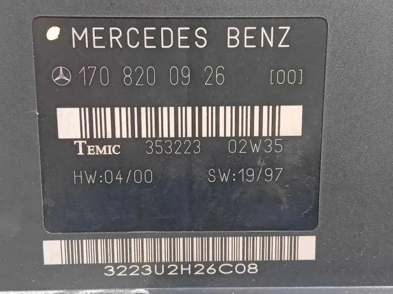 Centralina 170 820 09 26 CENTRALINA TETTO Mercedes Classe SLK R170 1997