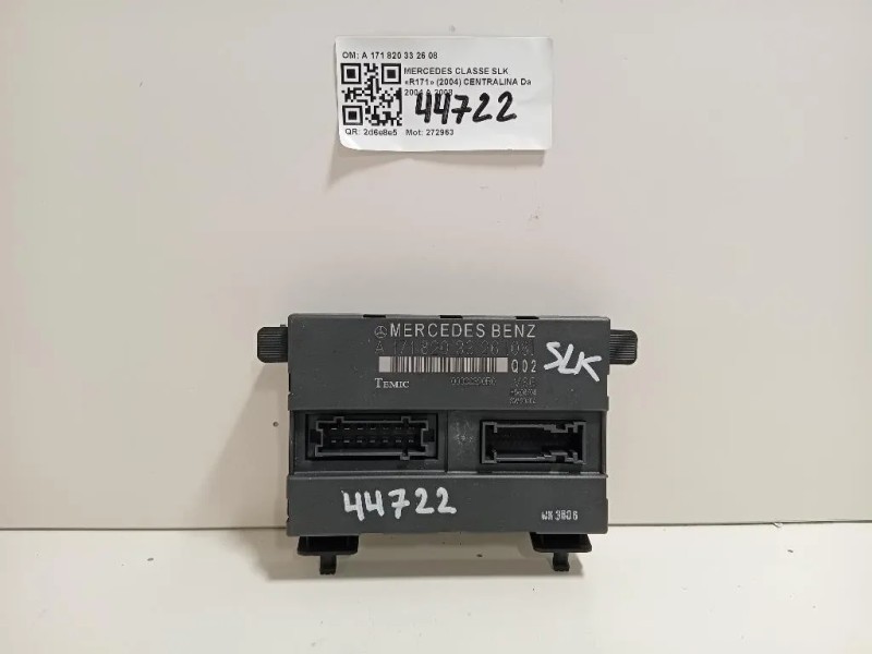 Centralina A 171 820 33 26 08 Mercedes Classe SLK R171 2004