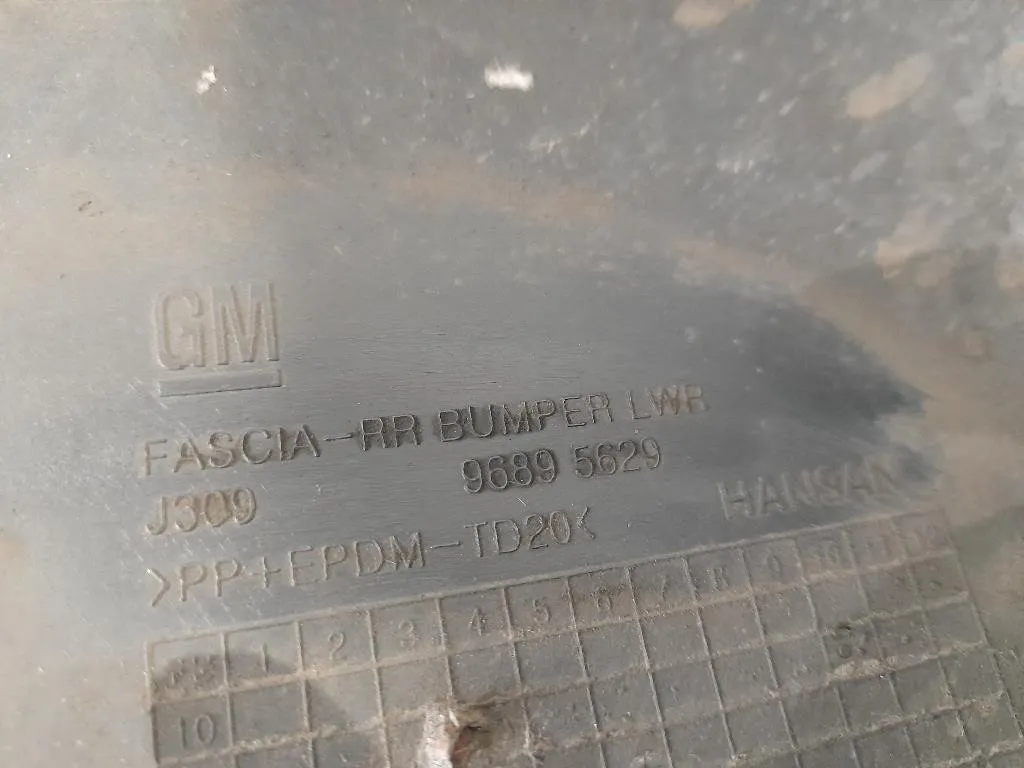 Paraurti SUP POST COMPLETO 96895643 Chevrolet Orlando 2011