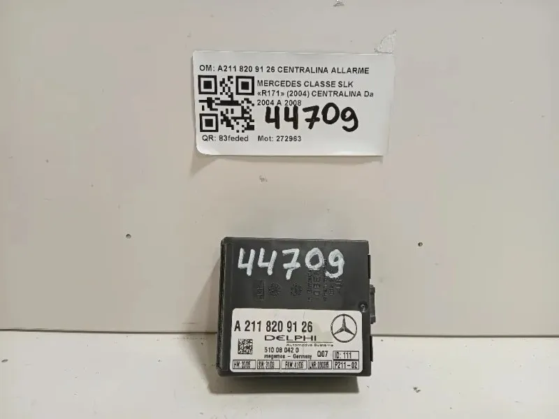 Centralina A211 820 91 26 CENTRALINA ALLARME Mercedes Classe SLK R171 2004