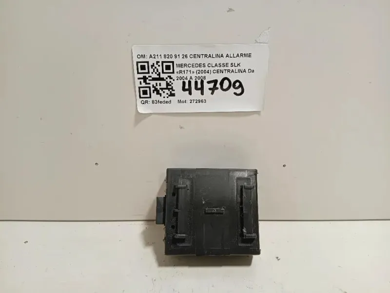 Centralina A211 820 91 26 CENTRALINA ALLARME Mercedes Classe SLK R171 2004