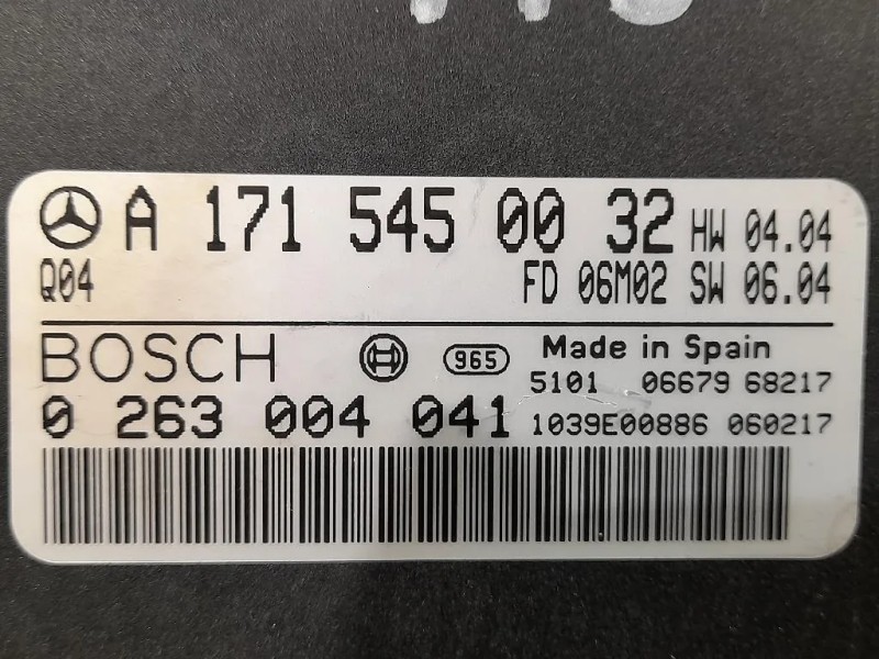 Centralina A1718201626 CENTRALINA PARKTRONIC Mercedes Classe SLK R171 2004