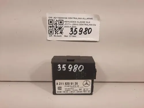 Centralina A2118209126 CENTRALINA ALLARME Mercedes Classe SLK R171 2004