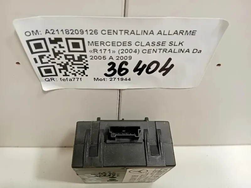 Centralina A2118209126 CENTRALINA ALLARME Mercedes Classe SLK R171 2004