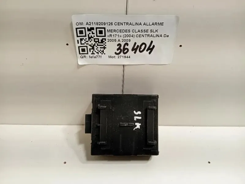 Centralina A2118209126 CENTRALINA ALLARME Mercedes Classe SLK R171 2004