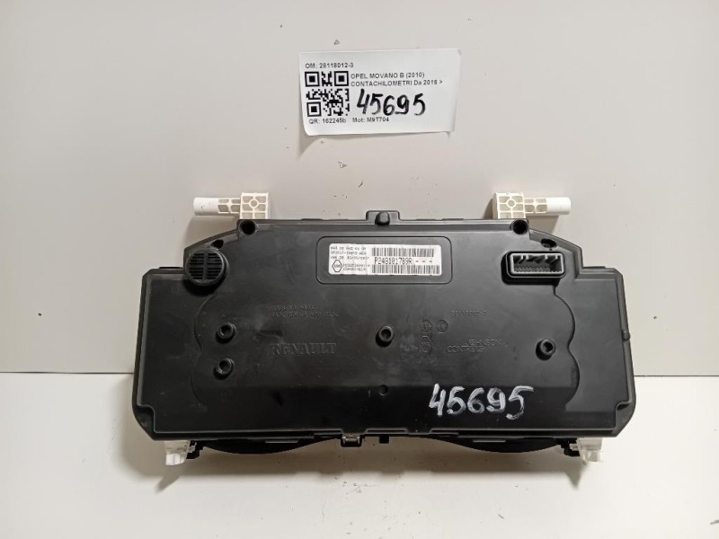 Contachilometri 28118012-3 Opel Movano B 2010