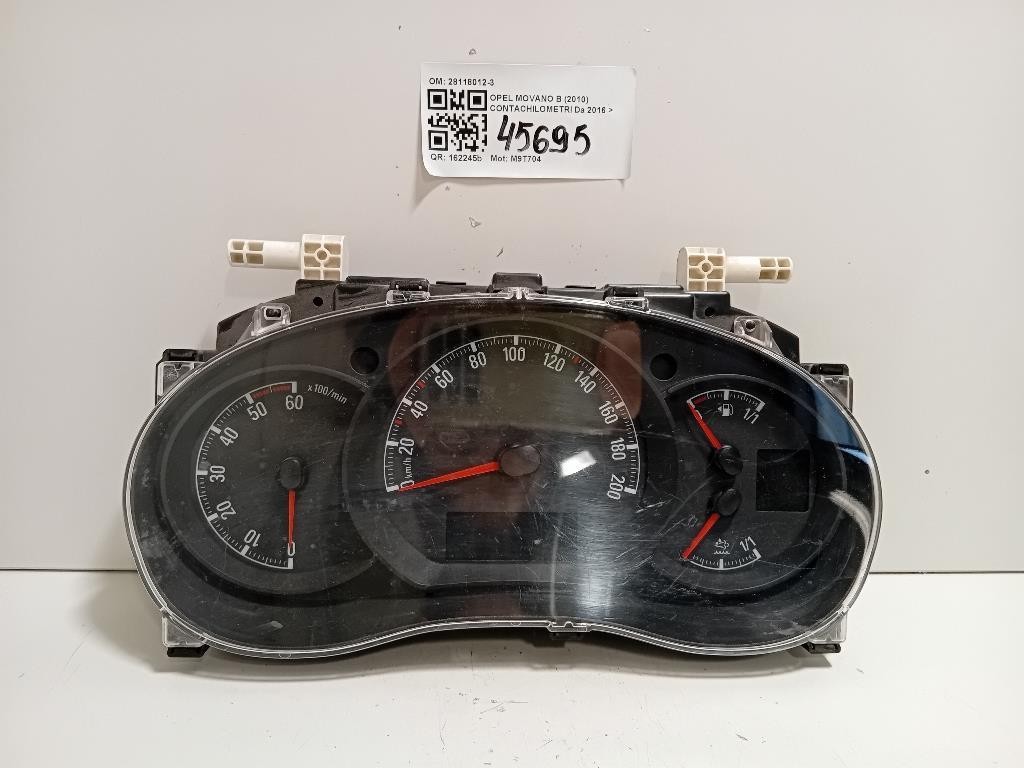 Contachilometri 28118012-3 Opel Movano B 2010