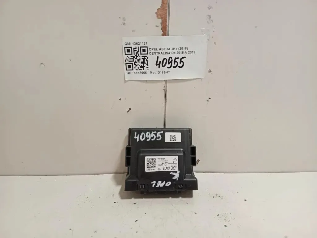 Centralina 13621137 Opel Astra K 2016