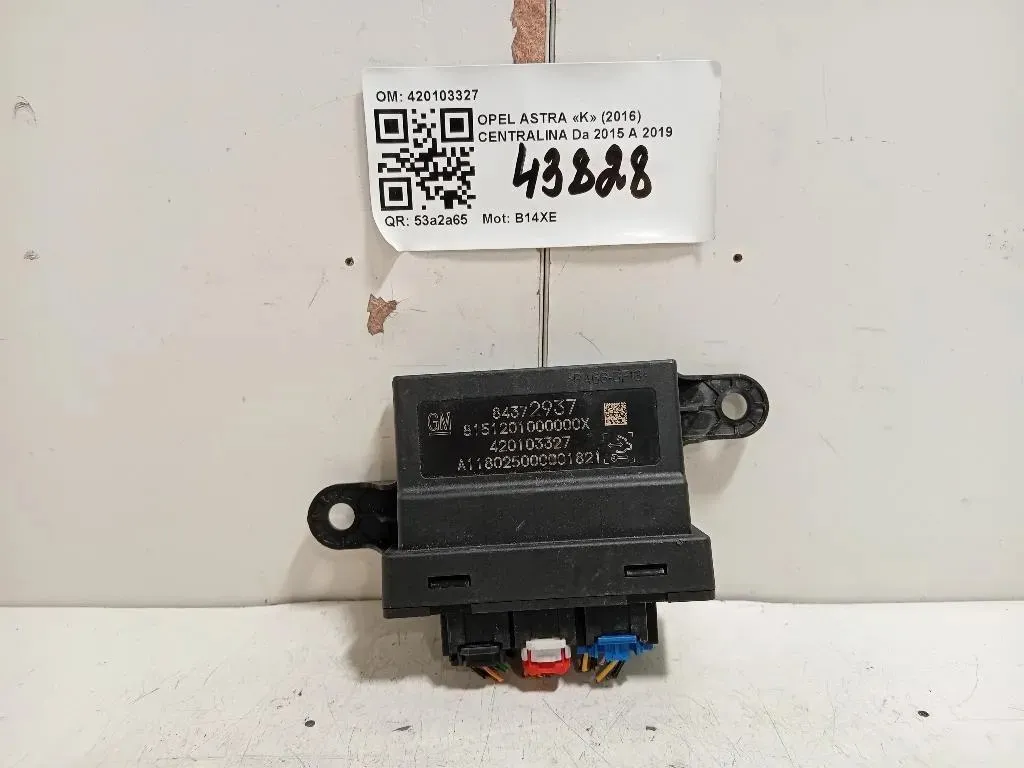 Centralina 420103327 Opel Astra K 2016
