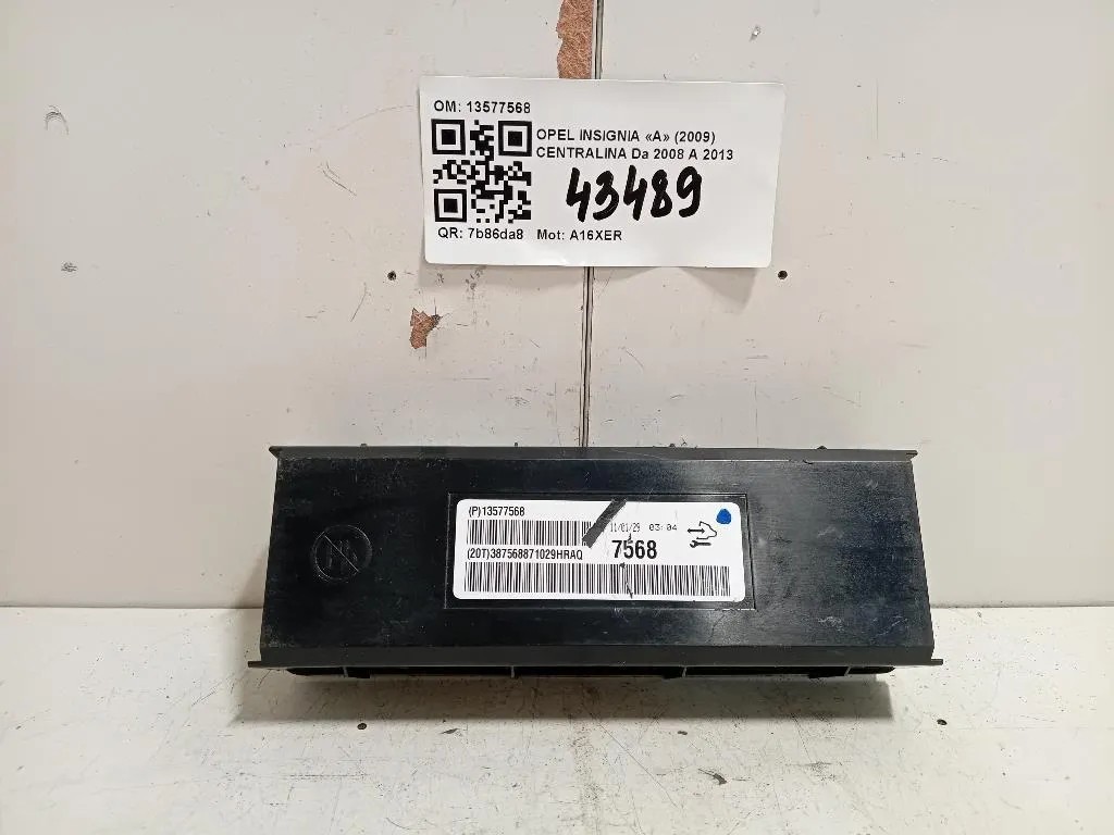 Centralina 13577568 Opel Insignia A 2009
