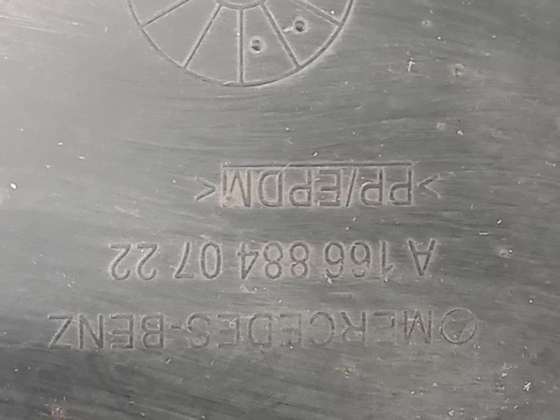 Passaruota Parte ANT ANT DX A1668840722 Mercedes Classe ML W166 2012