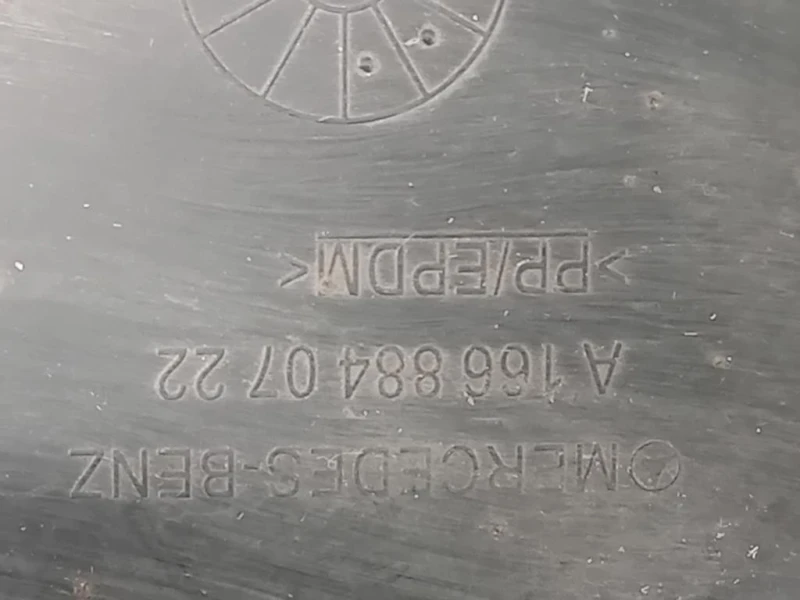 Passaruota Parte ANT ANT DX A1668840722 Mercedes Classe ML W166 2012