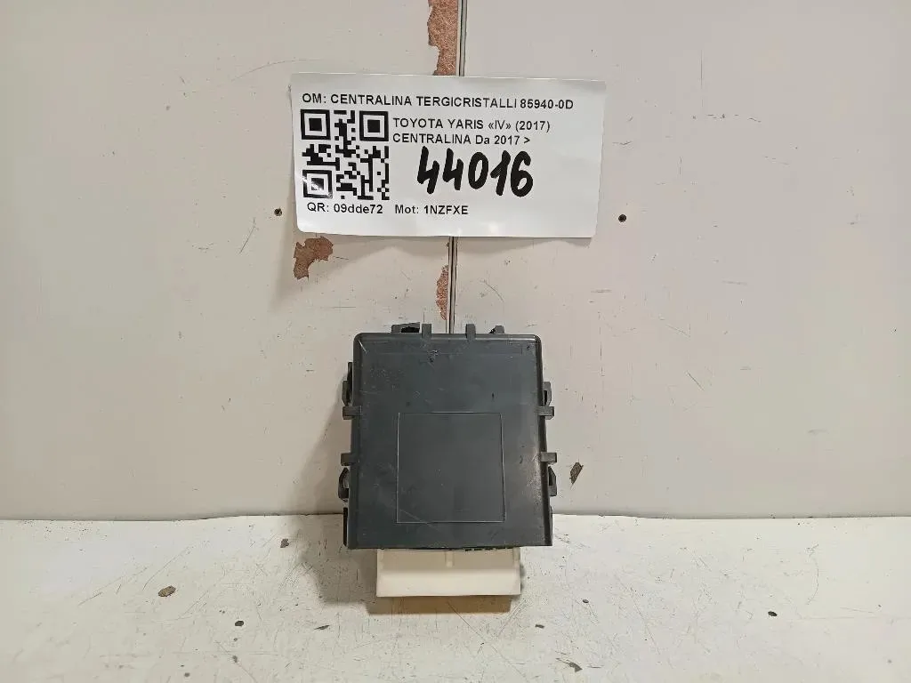 Centralina CENTRALINA TERGICRISTALLI 85940-0D030 Toyota Yaris IV 2017