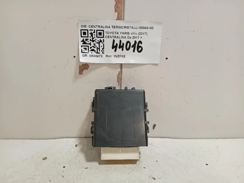 Centralina CENTRALINA TERGICRISTALLI 85940-0D030 Toyota Yaris IV 2017