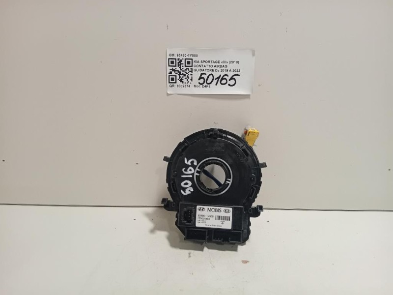 Contatto Airbag Guidatore 93480-1Y000 Kia Sportage IV 2018