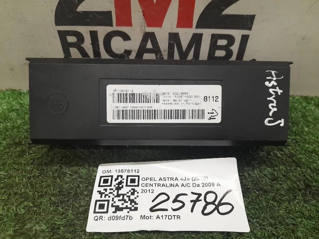Centralina AC 13578112 Opel Astra J 2010