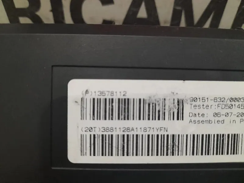 Centralina AC 13578112 Opel Astra J 2010