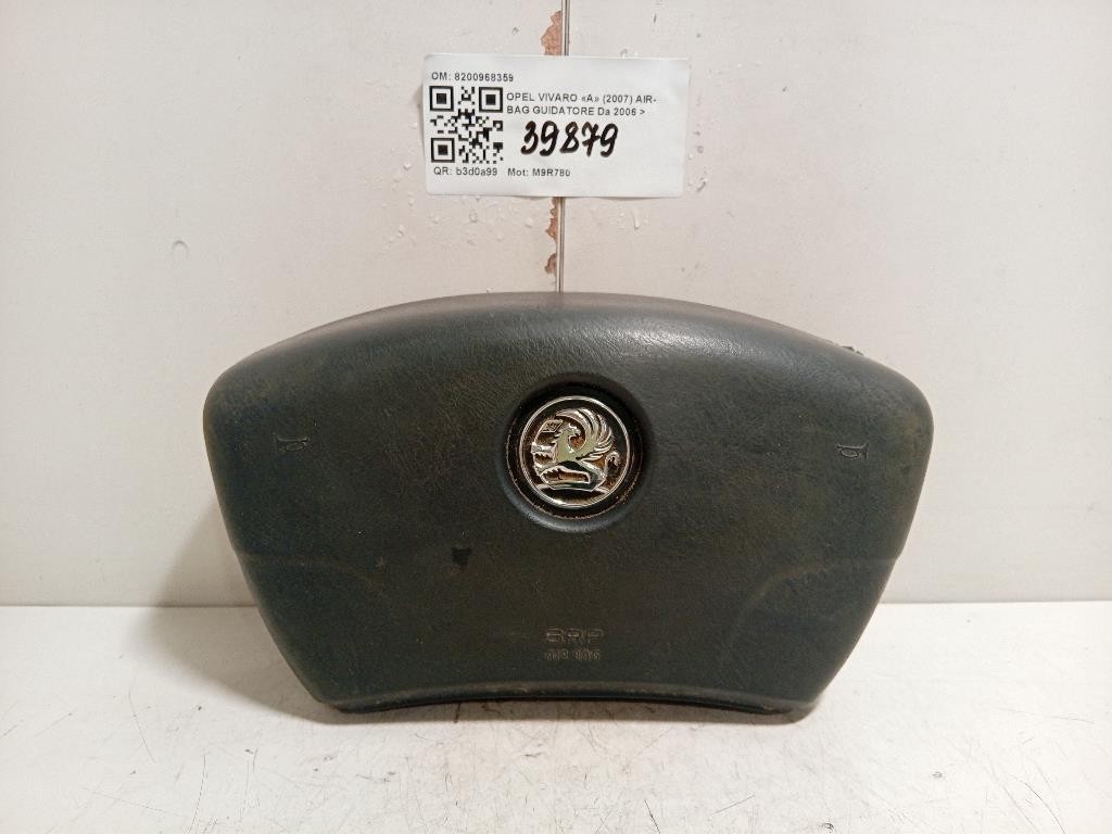 Air-bag Guidatore 8200968359 Opel Vivaro A 2007