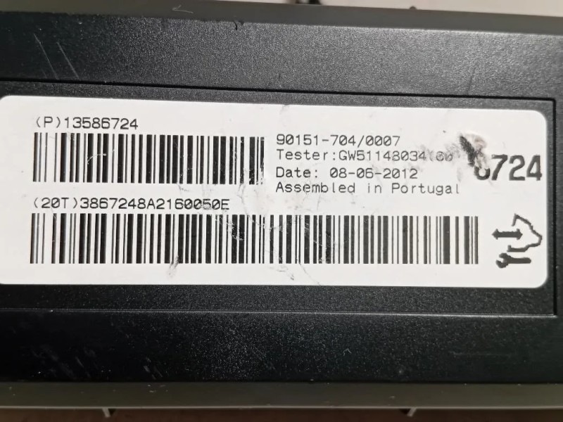 Centralina AC 90151-704 CLIMA RISCALDAMENTO Opel Mokka 2013